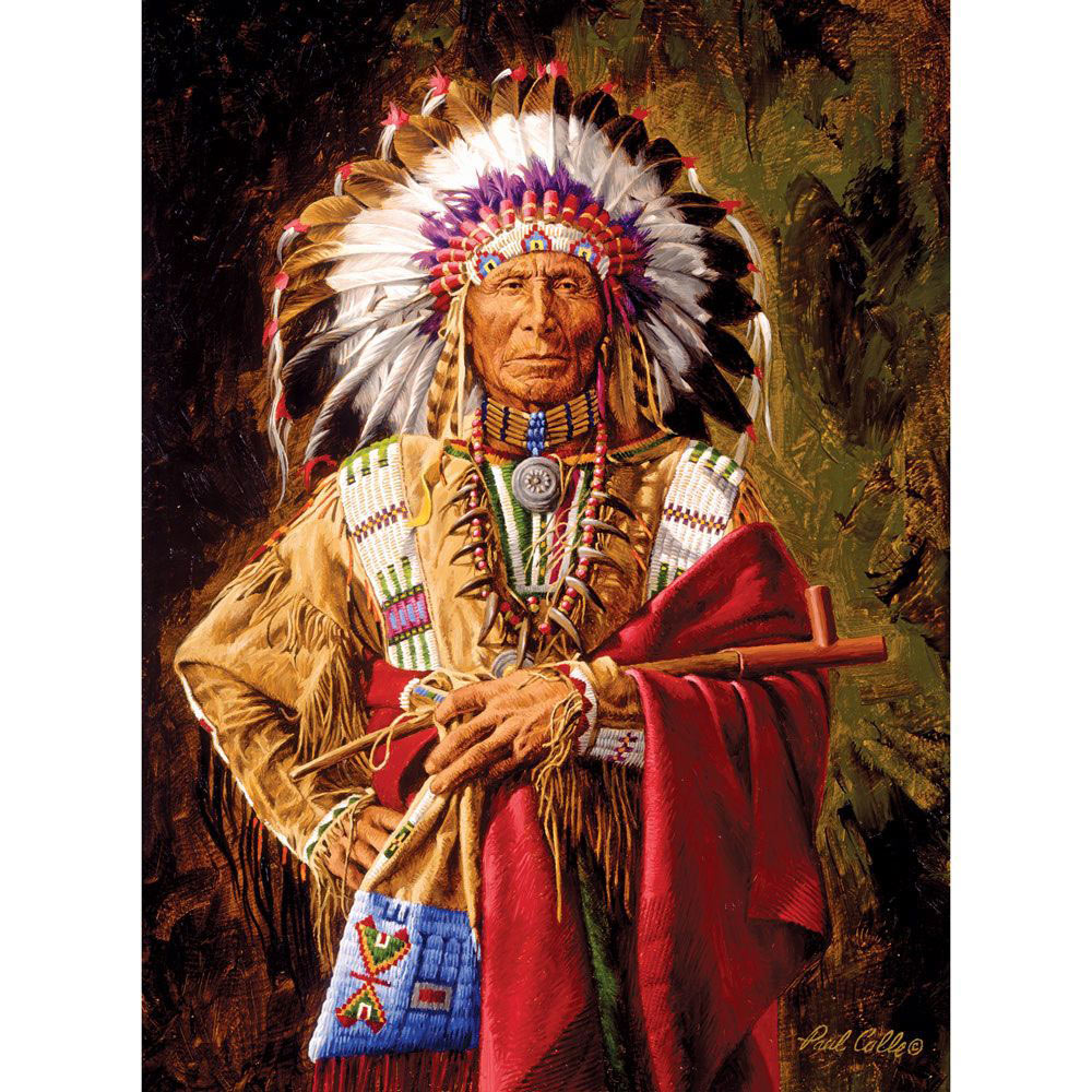 Chief Of The Rosebud 1000 Piece Jigsaw Puzzle