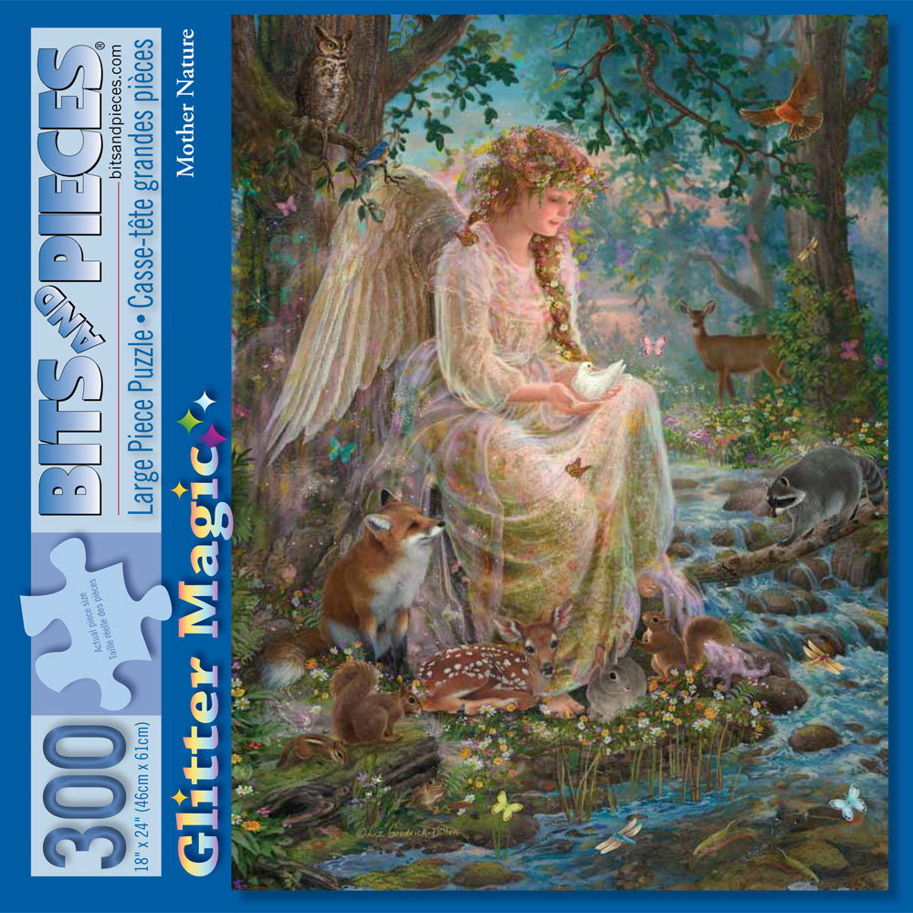 Mother Nature Glitter 300 Large Piece Jigsaw Puzzle
