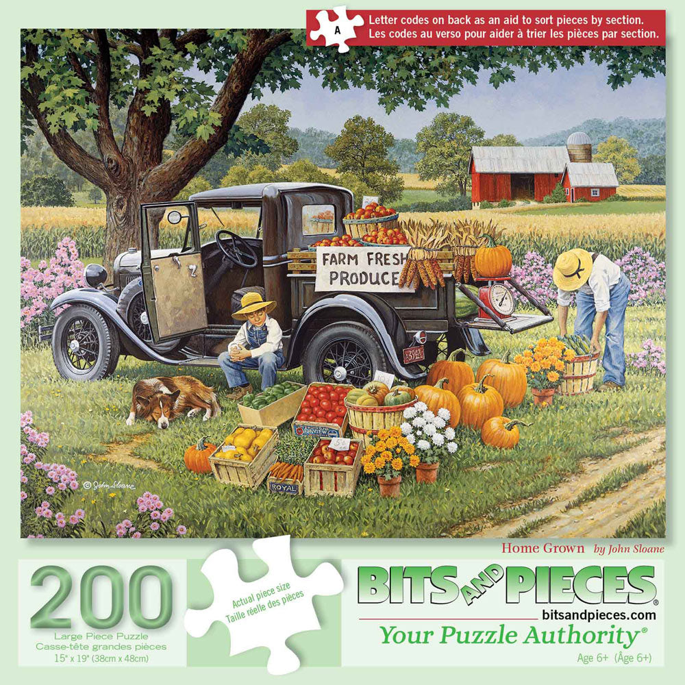 Home Grown 200 Large Piece Jigsaw Puzzle