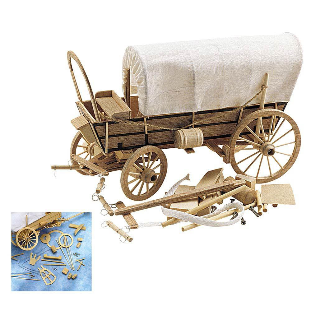 Covered Wagon Wooden Model Kit