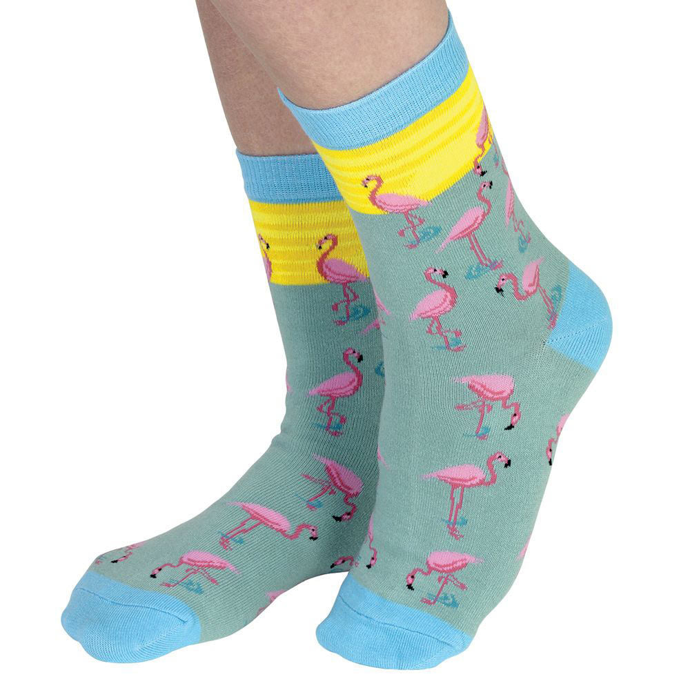 Flamingo Novelty Socks