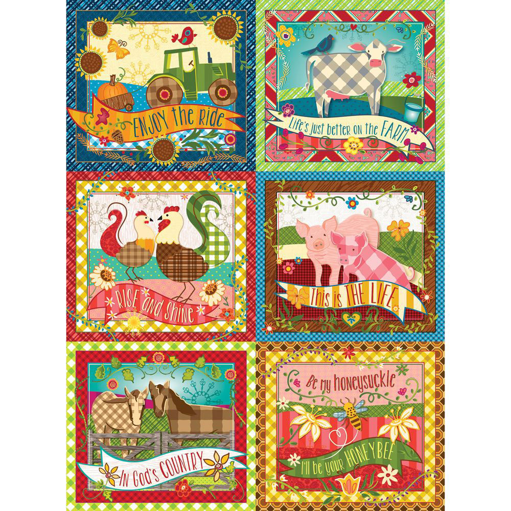 Farm Quilt 500 Piece Jigsaw Puzzle