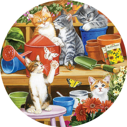Garden Shed Kittens 300 Large Piece Jigsaw Puzzle