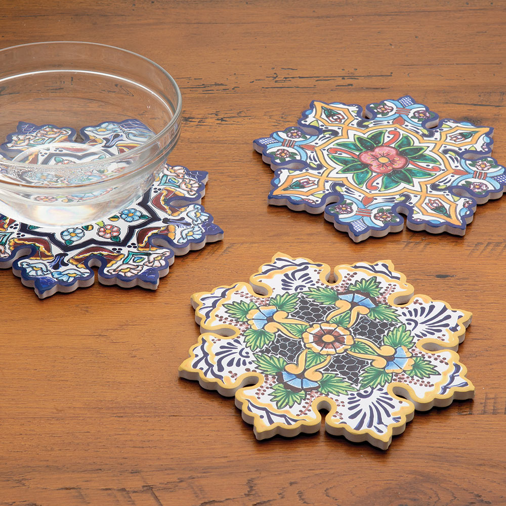 Majolica Designer Trivets