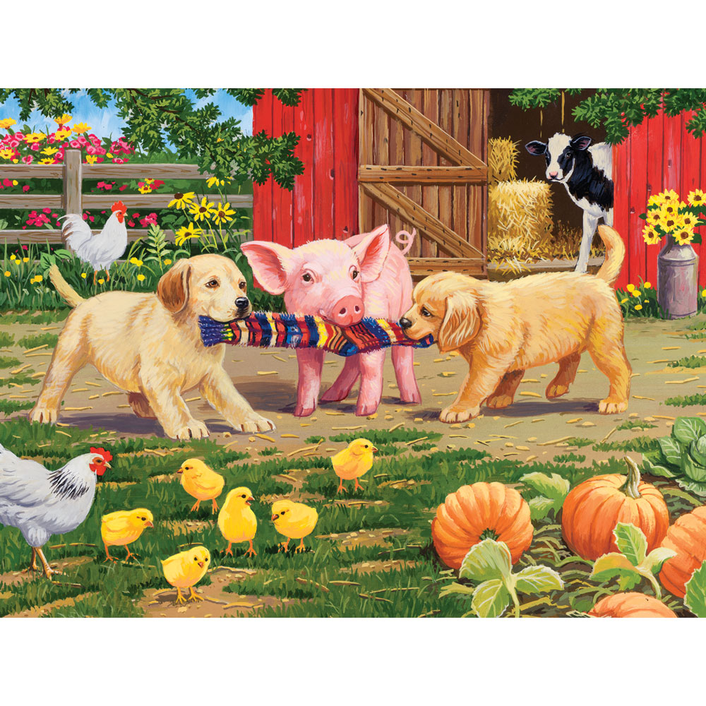 Tug Of War 500 Piece Jigsaw Puzzle