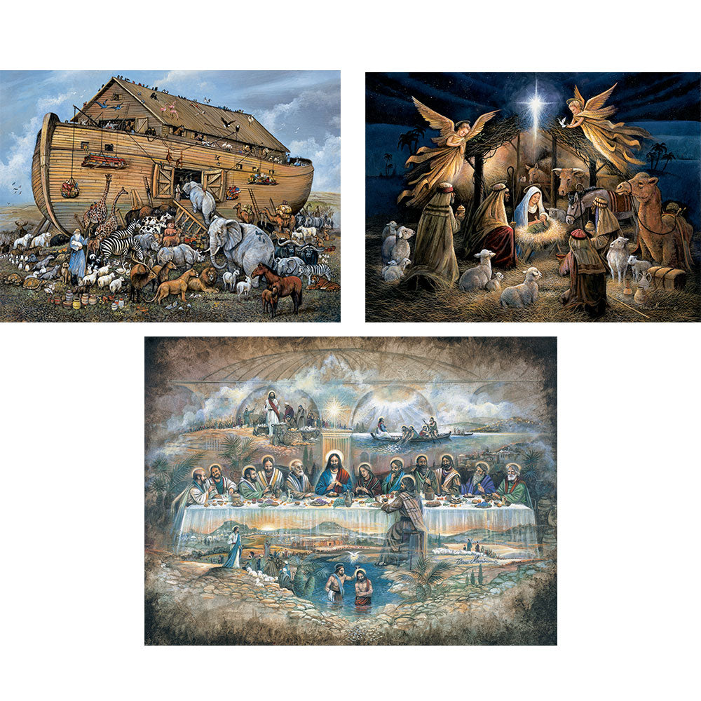 Set of 3: The Power Of Inspiration 300 Large Piece Jigsaw Puzzle
