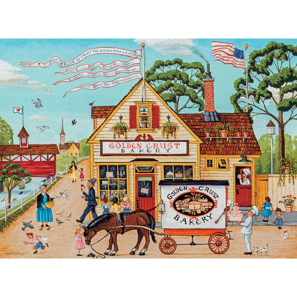 Golden Crust Bakery 500 Piece Jigsaw Puzzle