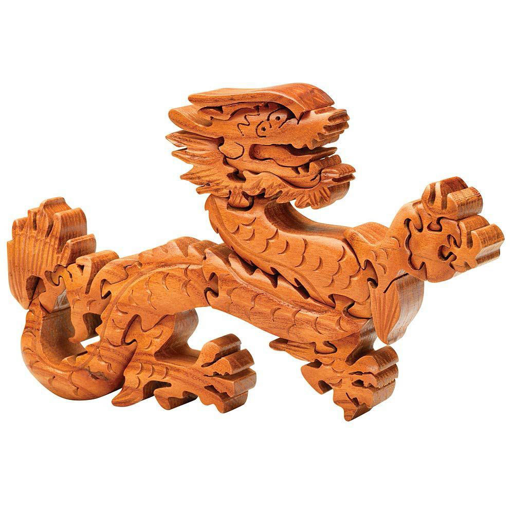 Asian Dragon 3D Wooden Puzzle