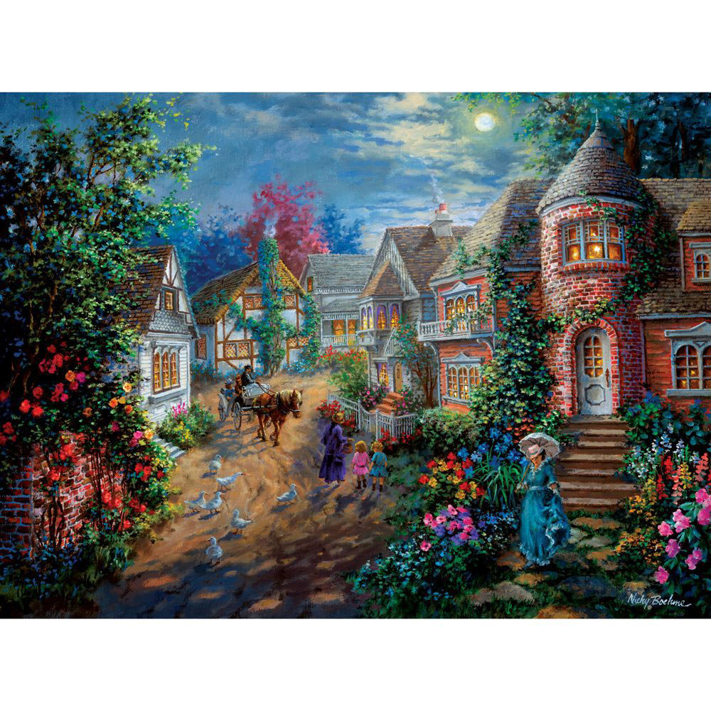 Moonlight Splendor 500 Piece Jigsaw Puzzle