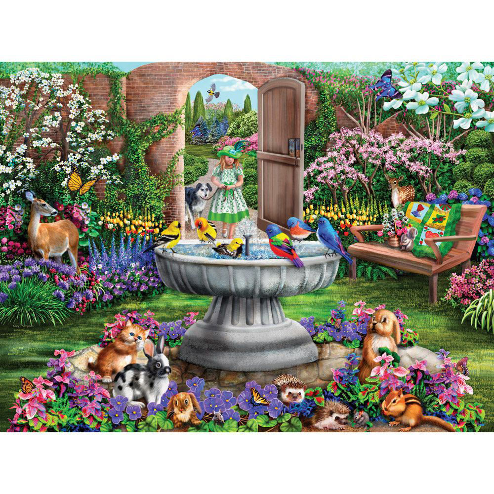 Hidden Garden 300 Large Piece Jigsaw Puzzle