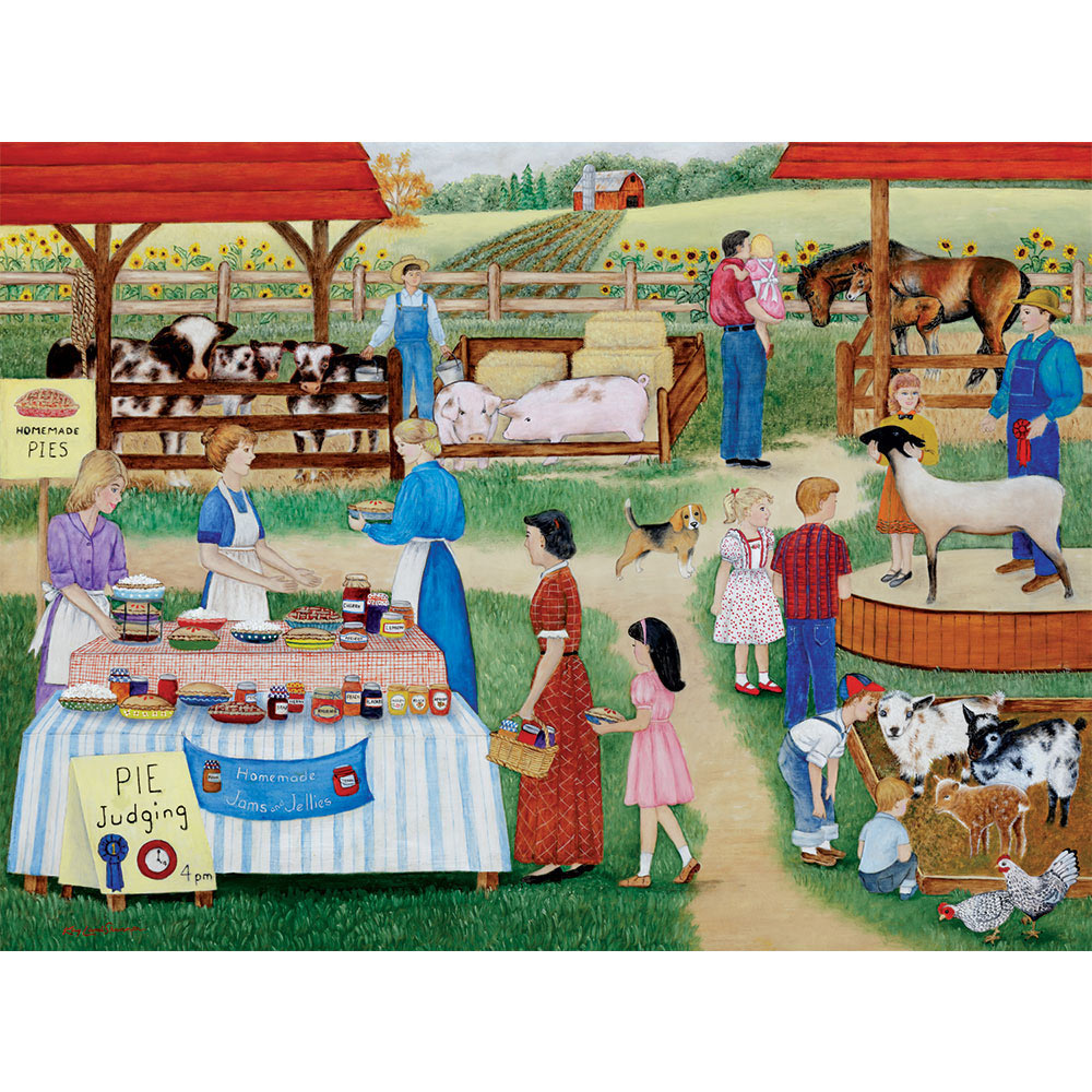 Farm Country Fair 1000 Piece Jigsaw Puzzle