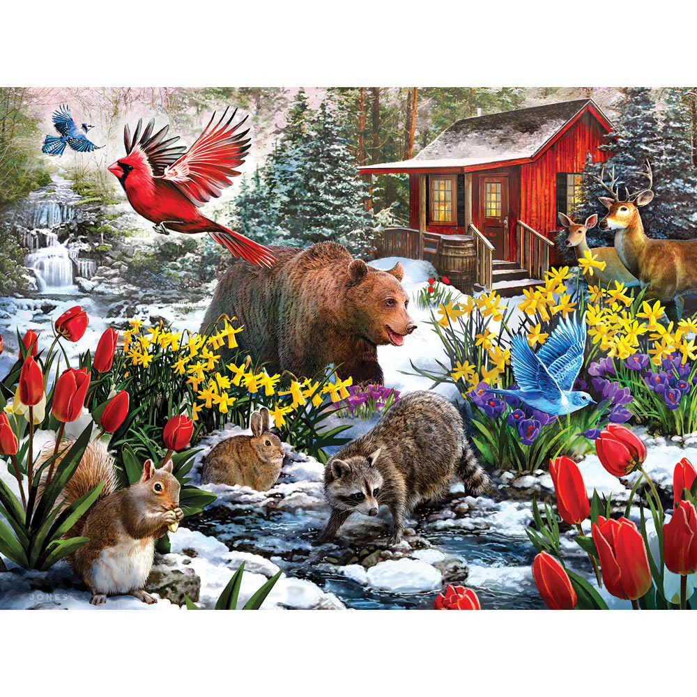 Winter Woods 500 Piece Jigsaw Puzzle