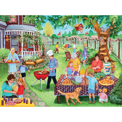 Backyard Barbeque 300 Large Piece Jigsaw Puzzle