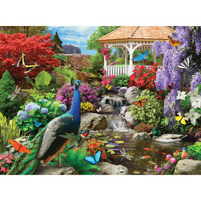 Peacock Paradise 1000 Piece Jigsaw Puzzle