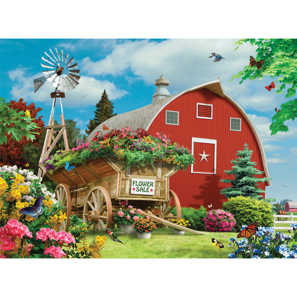 Flower Sale 1000 Piece Jigsaw Puzzle