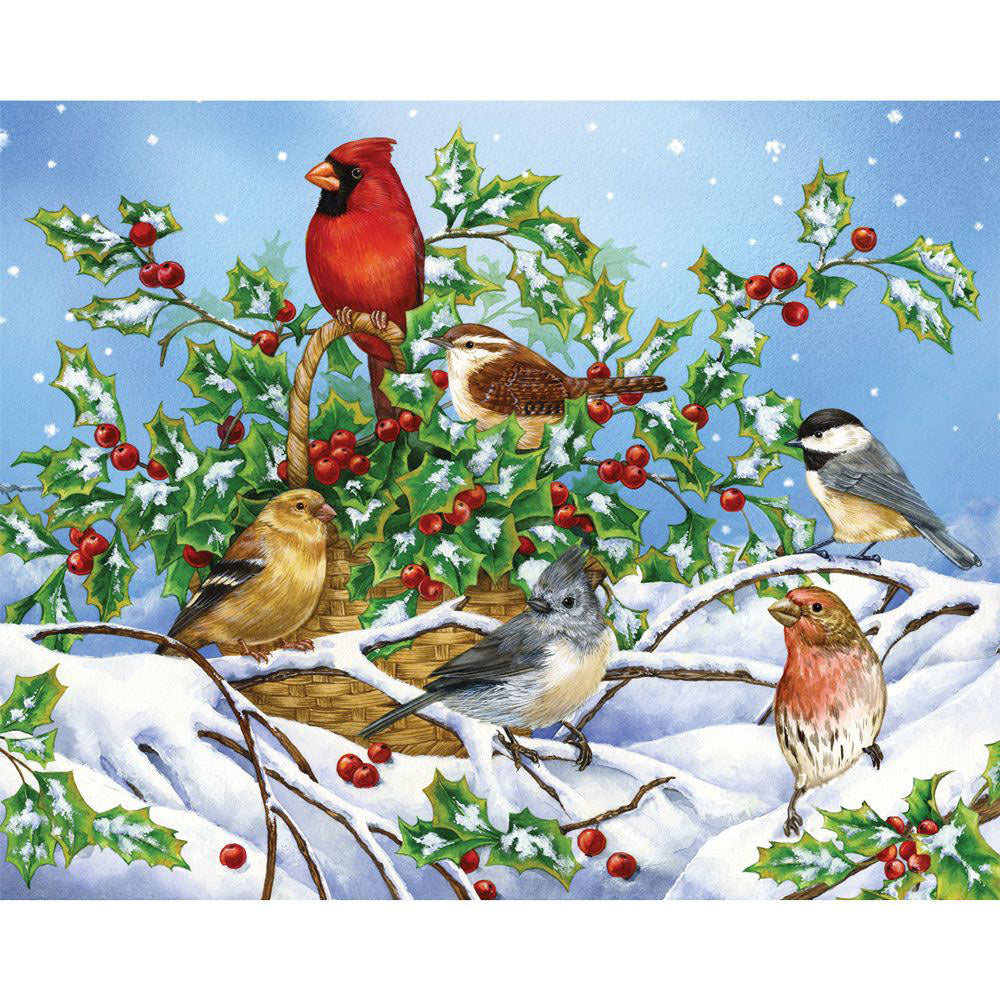 Holly Birds 500 Piece Jigsaw Puzzle