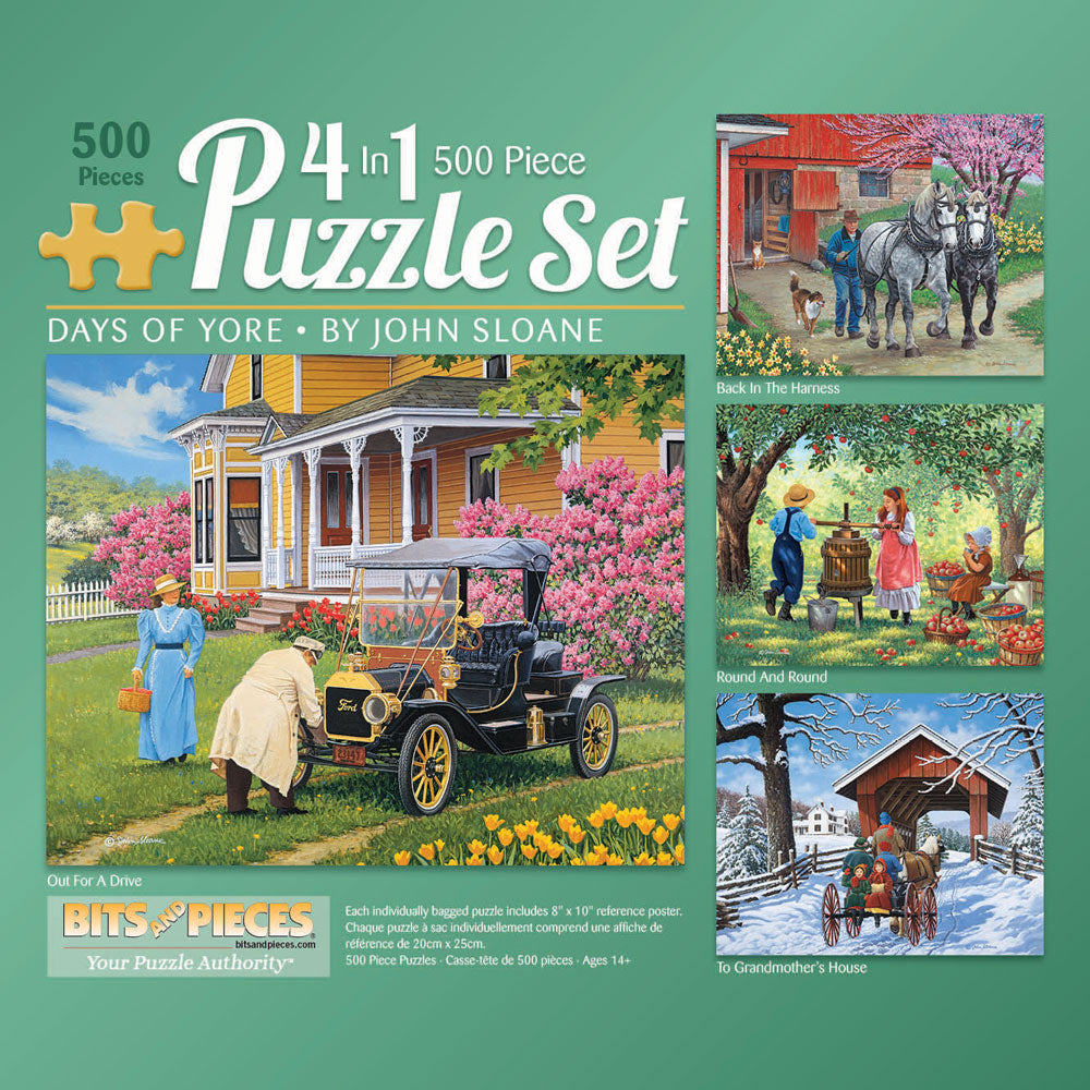John Sloane 500 Piece 4-in-1 Multi-Pack Set