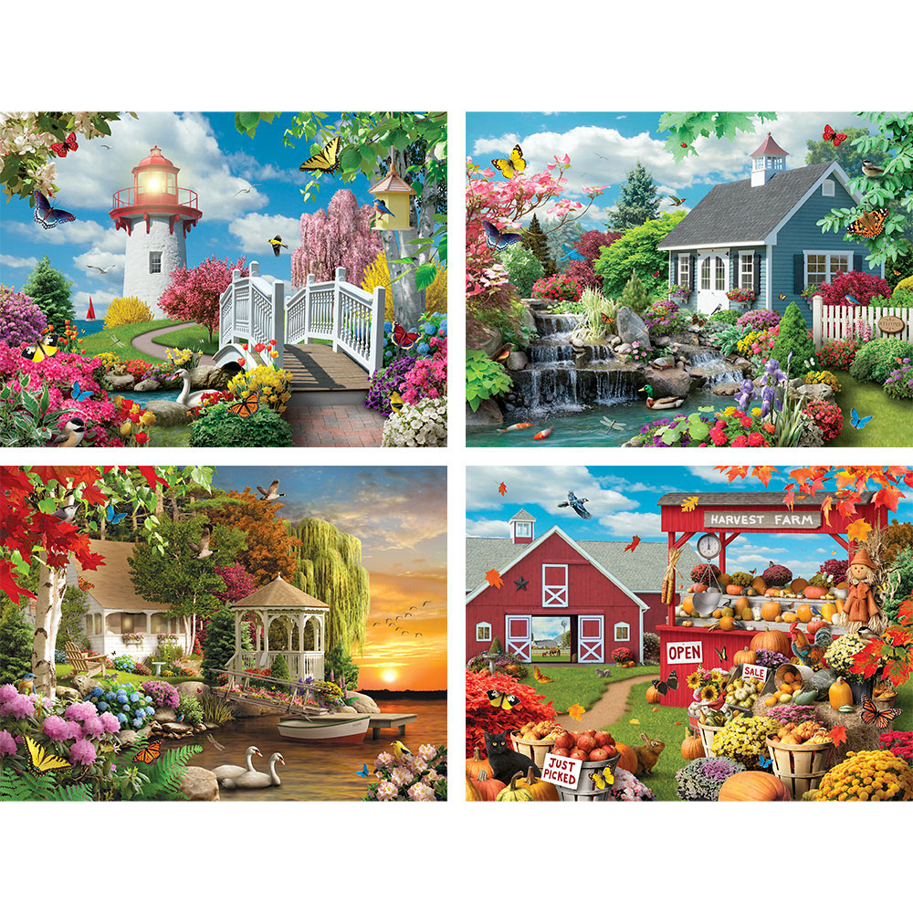 Scenic Beauty 300 Large Piece 4-in-1 Multi-Pack Set