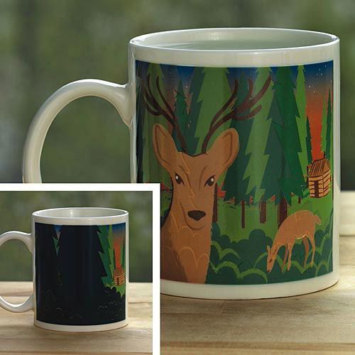 Mysterious Colour Changing Deer Mug