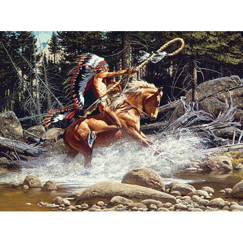 The Challenge 1000 Piece Native American Jigsaw Puzzle