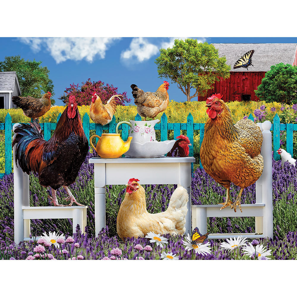 A Brood For Luncheon 500 Piece Jigsaw Puzzle