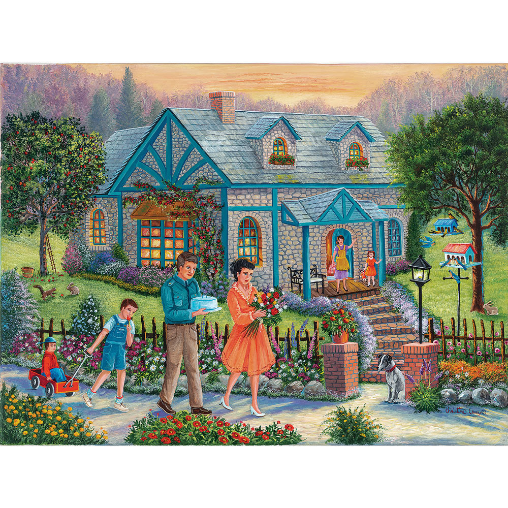 Neighbors Over For Dinner 500 Piece Jigsaw Puzzle