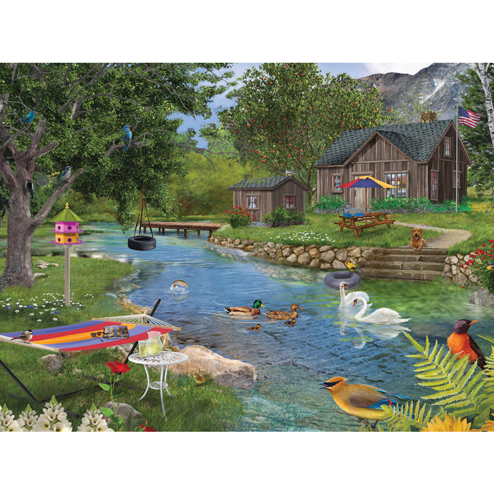 Summer Cabin 1000 Piece Jigsaw Puzzle