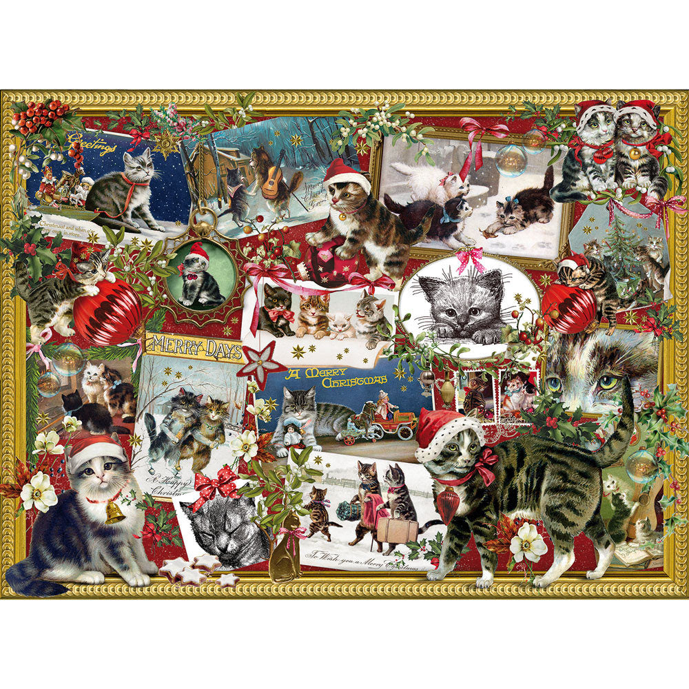 Christmas Cats 500 Piece Jigsaw Puzzle