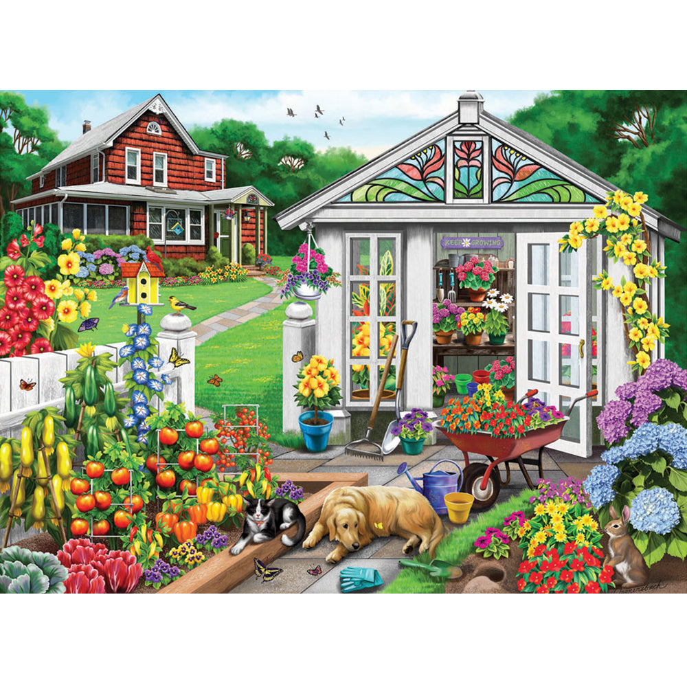 Bring On The Flowers 500 Piece Jigsaw Puzzle