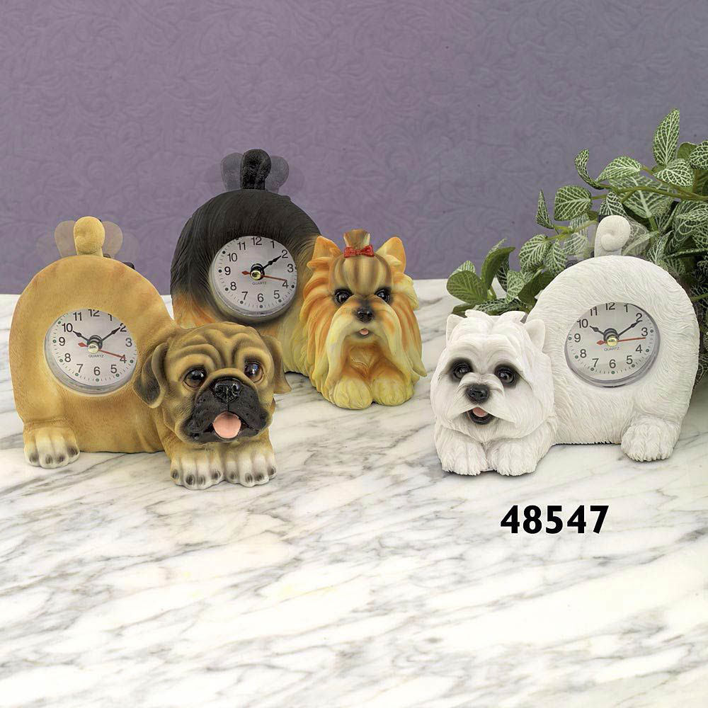 Tail Wagging Westie Clock