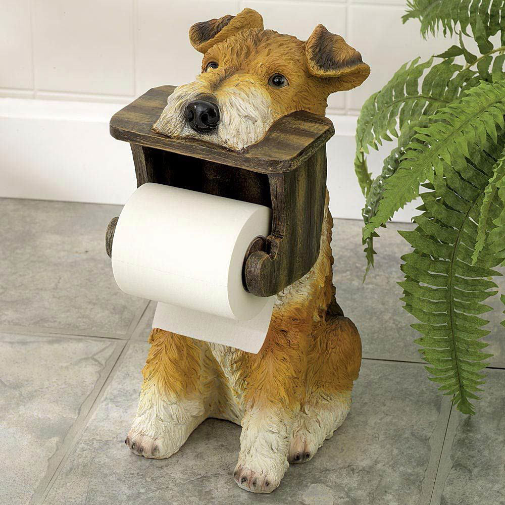 Terrier Toilet Paper Holder