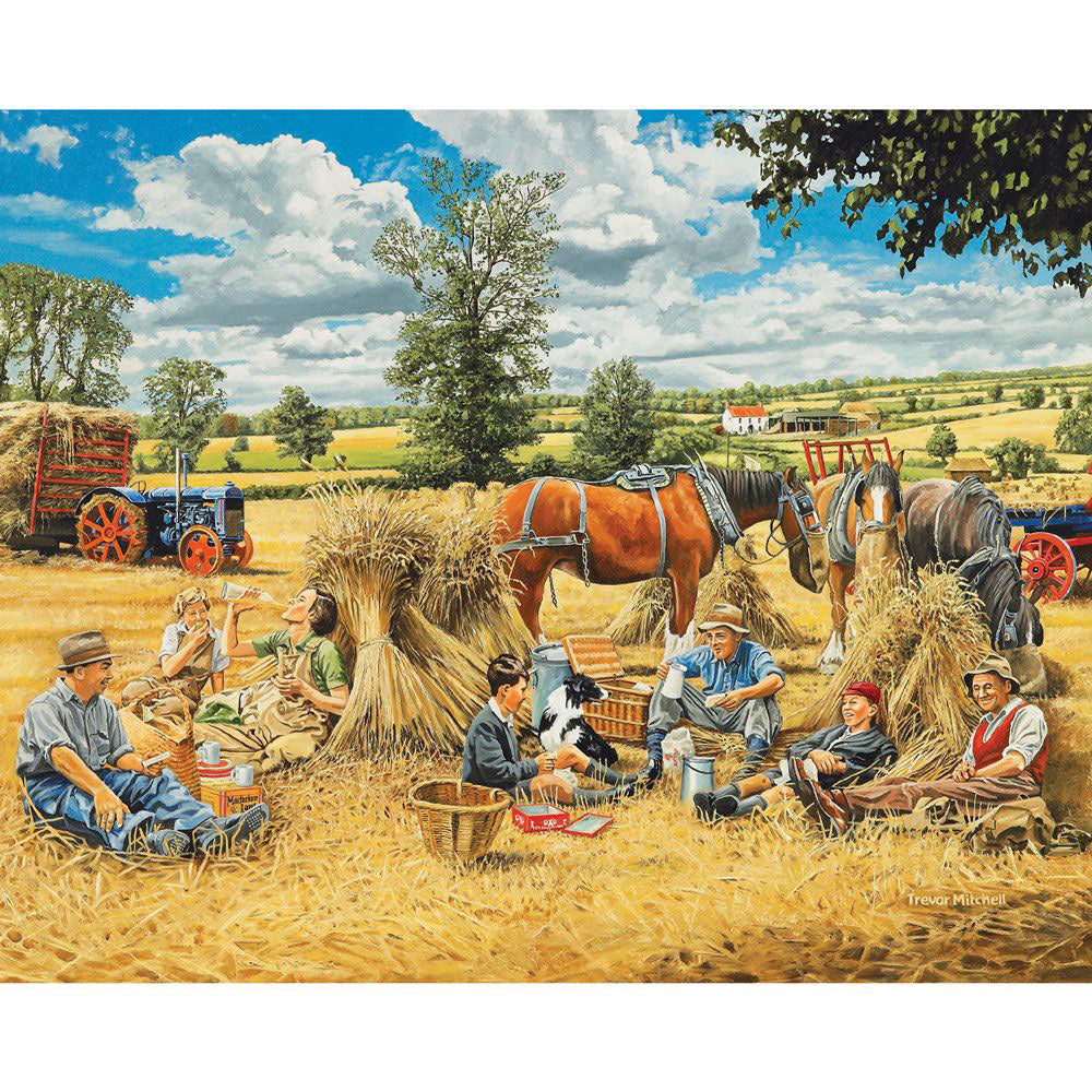Harvest Lunch 500 Piece Jigsaw Puzzle
