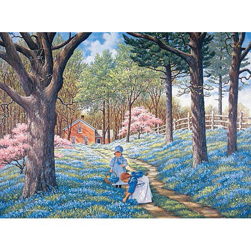 Blue Belles 1000 Piece Jigsaw Puzzle