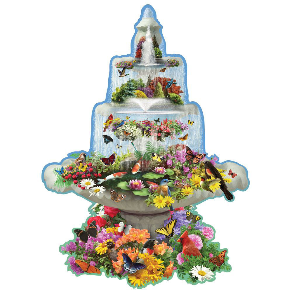 Fountain Fantasy 300 Large Piece Shaped Jigsaw Puzzle