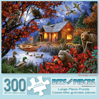 Moonlight Serenity 300 Large Piece Jigsaw Puzzle