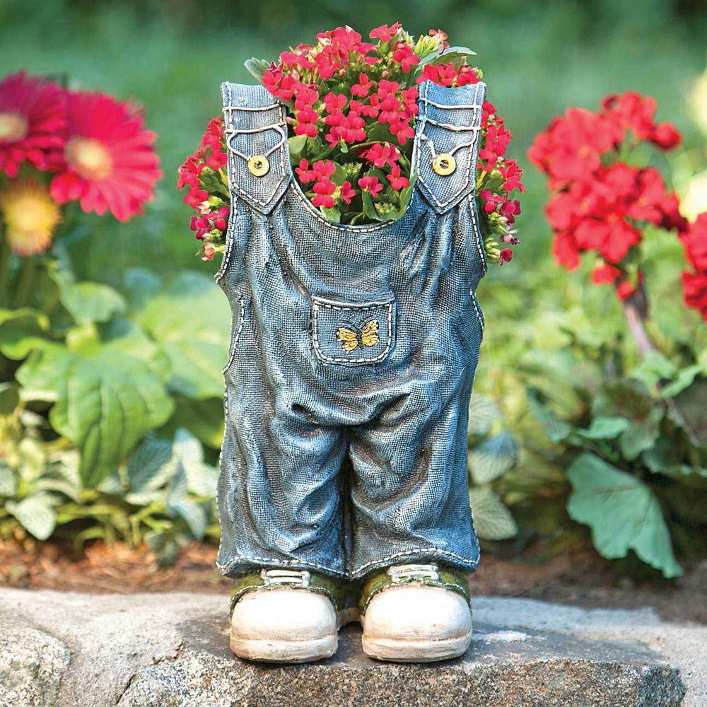 Overall Jeans Planter
