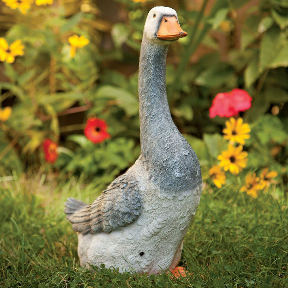Gertrude The Goose Motion Sound Sensor Animal Garden Statue