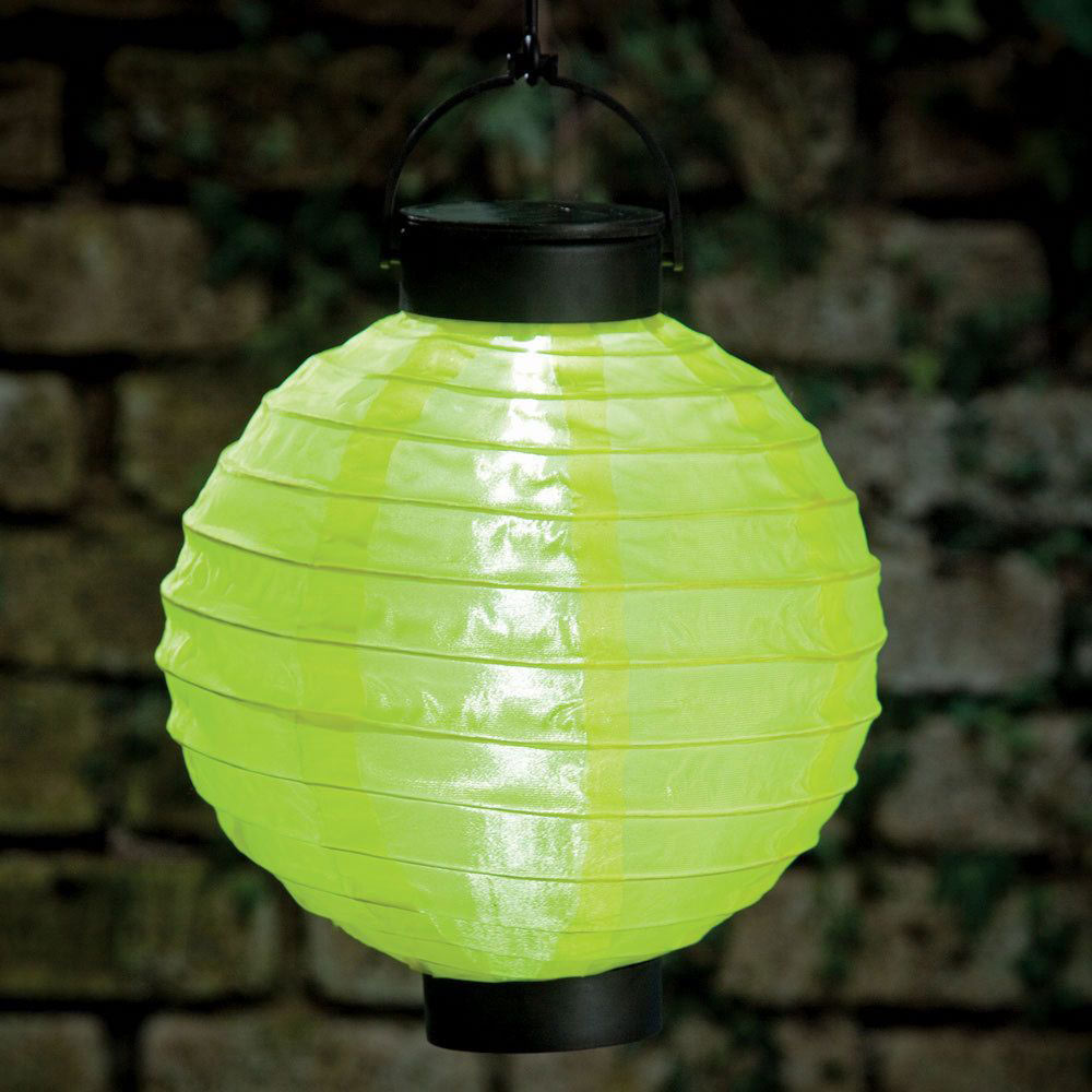 Yellow-Solar Outdoor Oriental Garden Lantern