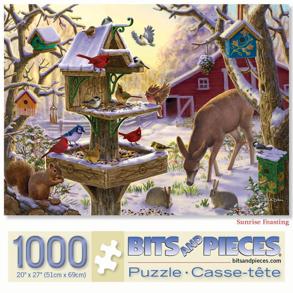 Sunrise Feasting 1000 Piece Jigsaw Puzzle