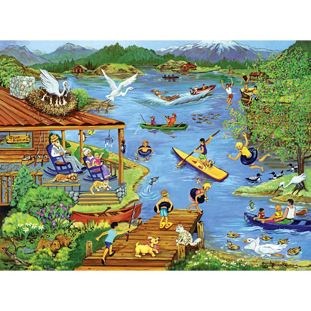Lake Vacation 1000 Piece Jigsaw Puzzle