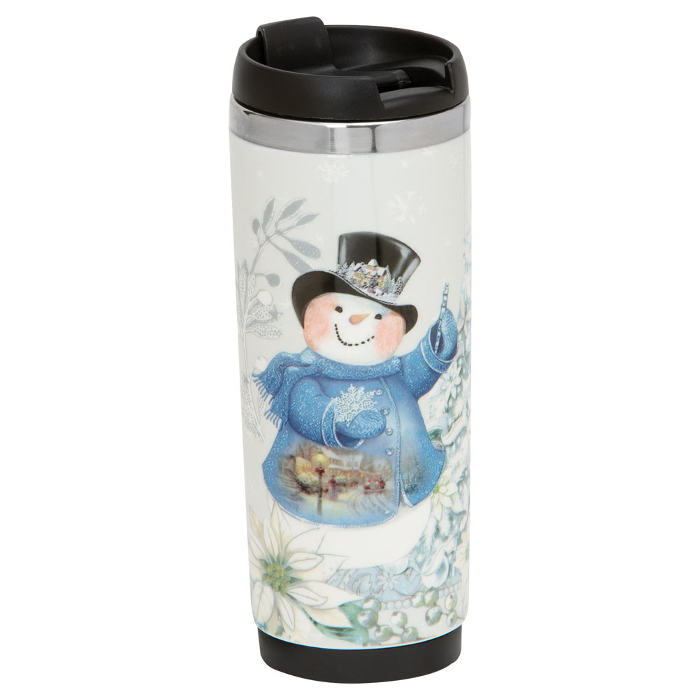 Snowman Insulated Travel Mug